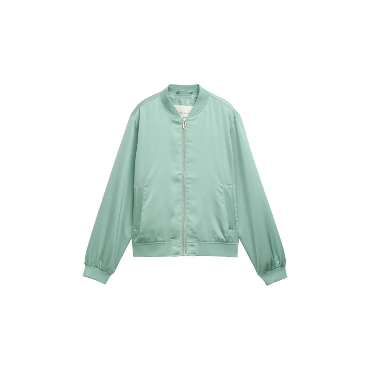 Feminine bomber collar jacket