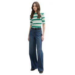 Fitted stripe T-shirt