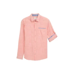 Fitted structured slubyarn shi