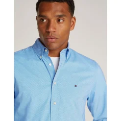 FLEX POPLIN FAKE SOLID RF SHIR