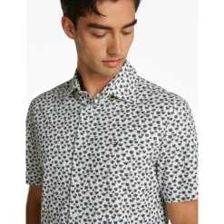 FLEX POPLIN PALM SS SF SHIRT