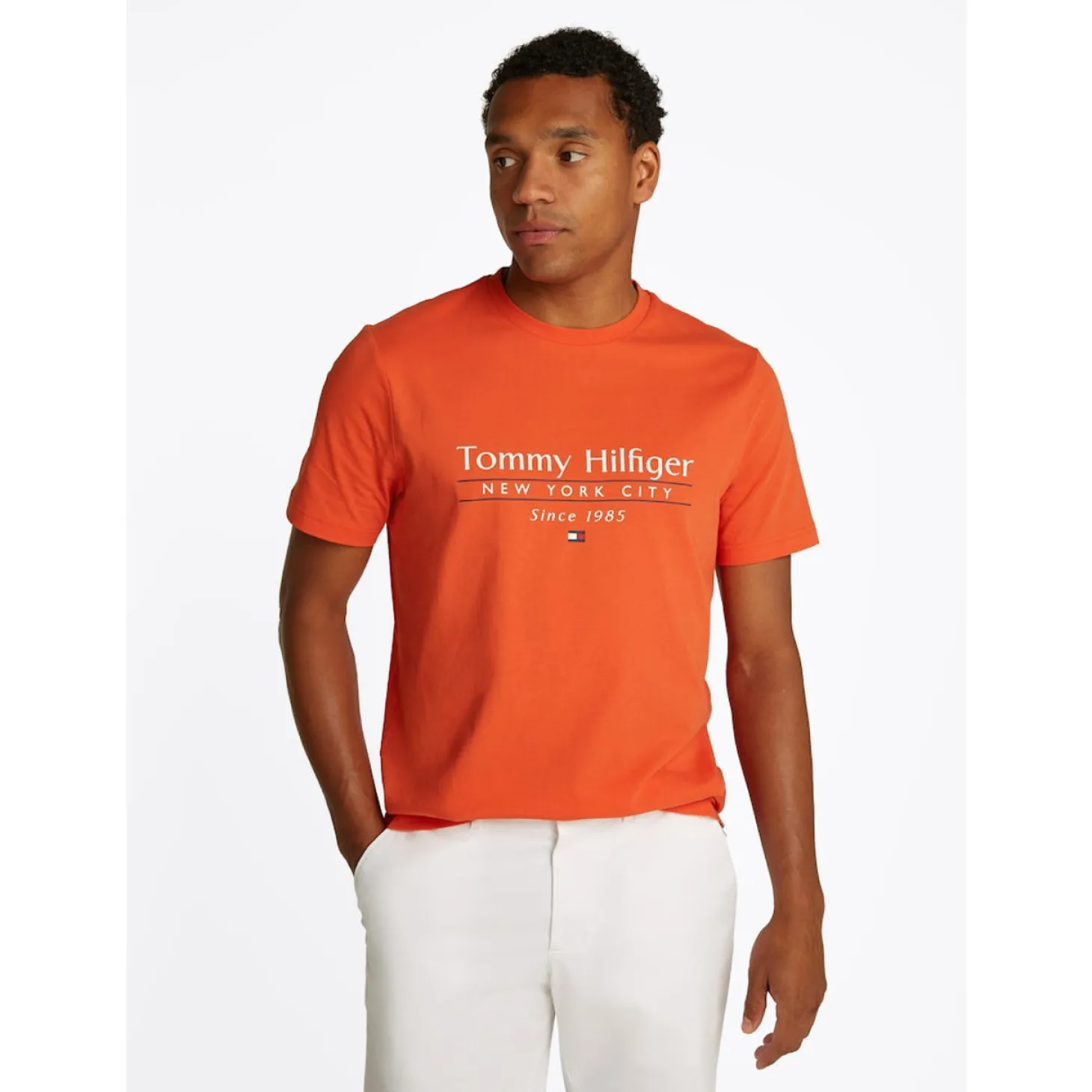 HILFIGER CENTER STACK TEE