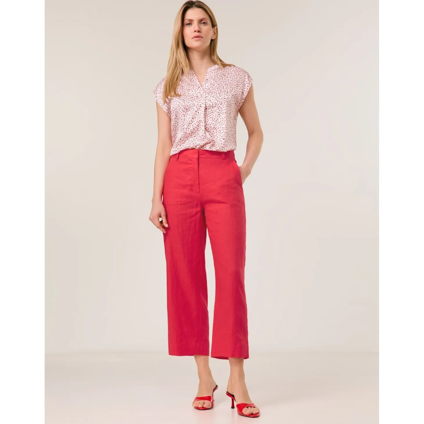 HOSE TUCH VERKUERZT LOOSE FIT