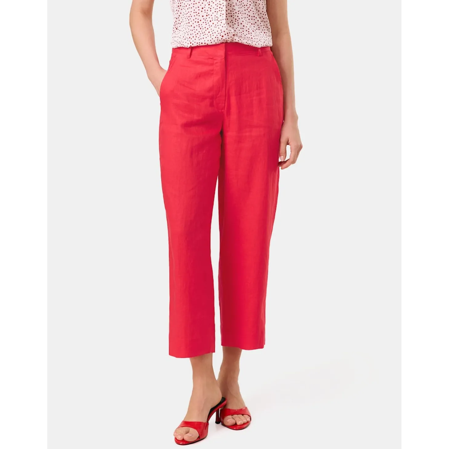 HOSE TUCH VERKUERZT LOOSE FIT