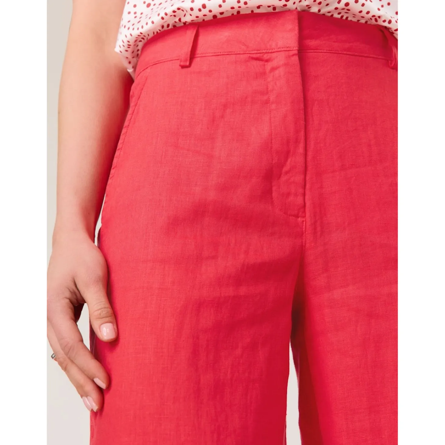 HOSE TUCH VERKUERZT LOOSE FIT