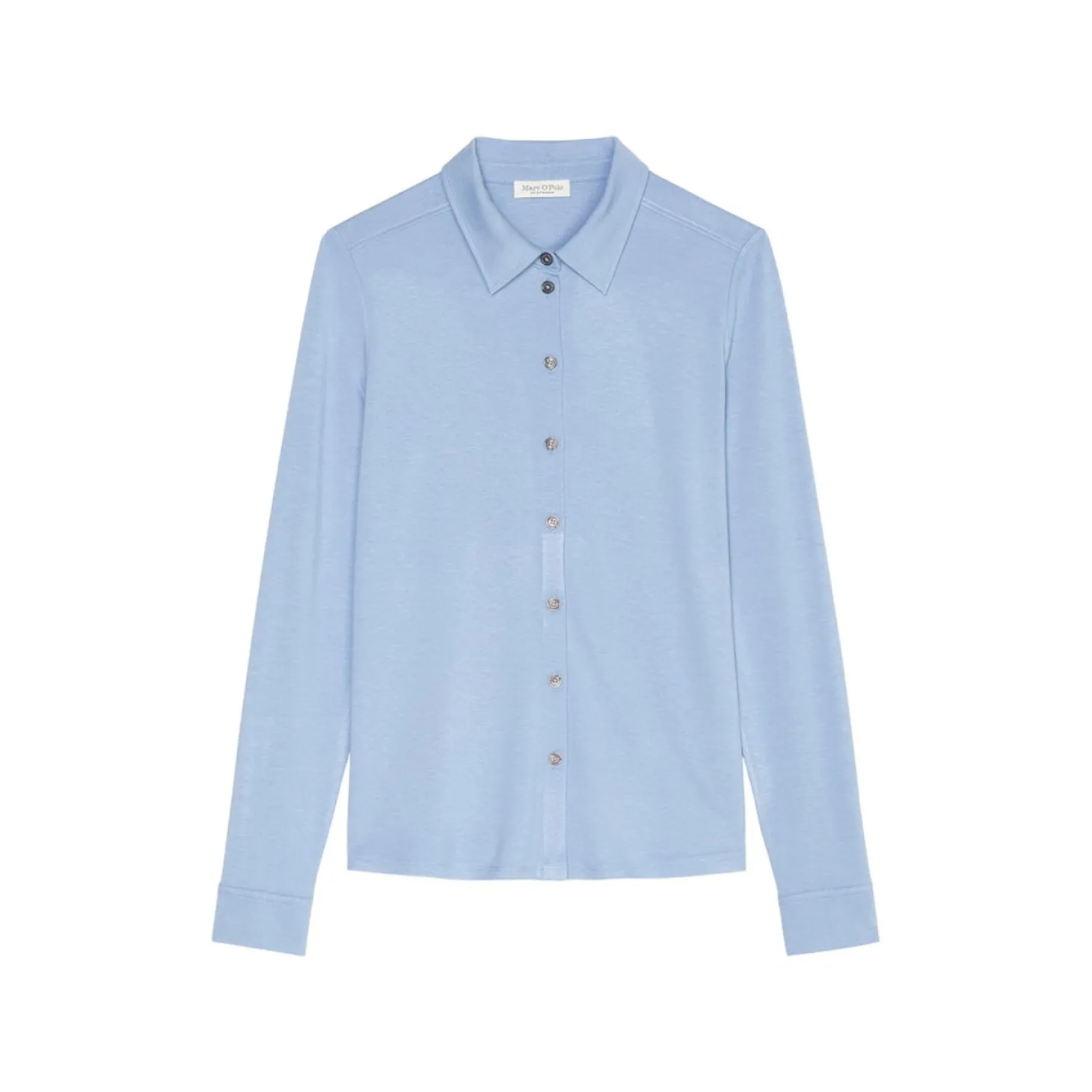 Jersey blouse, long sleeve, co