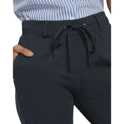 Jersey loose fit pants ankle
