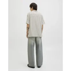JJEENZO STRIPE RESORT SHIRT SS