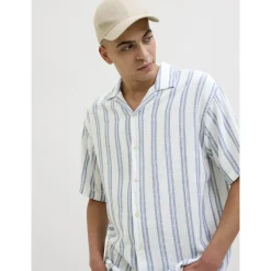 JJEENZO STRIPE RESORT SHIRT SS