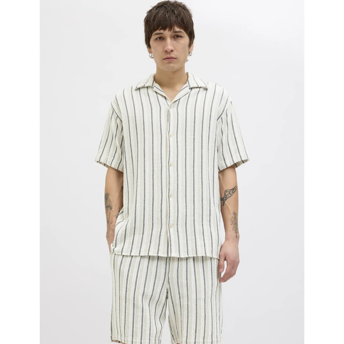 JORCOBA STRIPE RESORT SHIRT SS