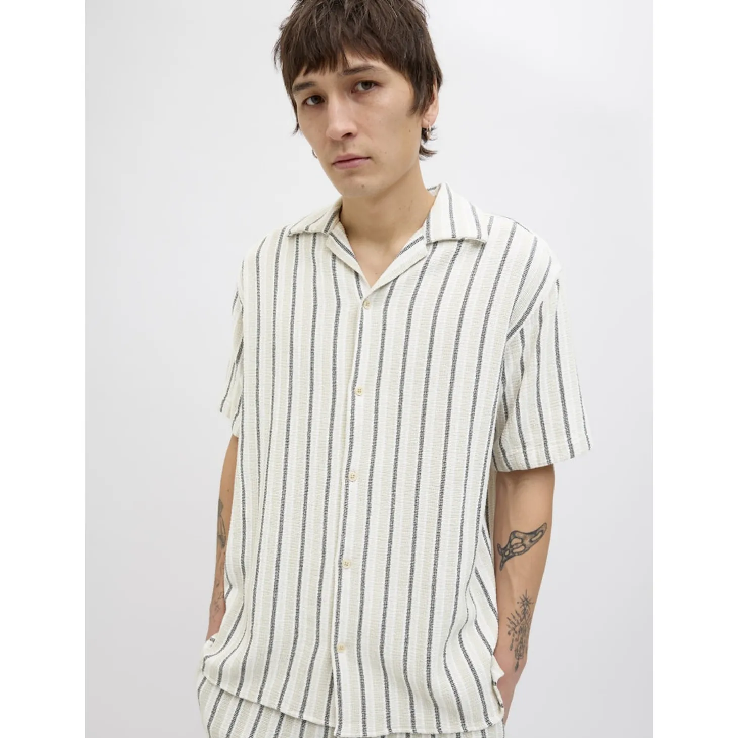 JORCOBA STRIPE RESORT SHIRT SS