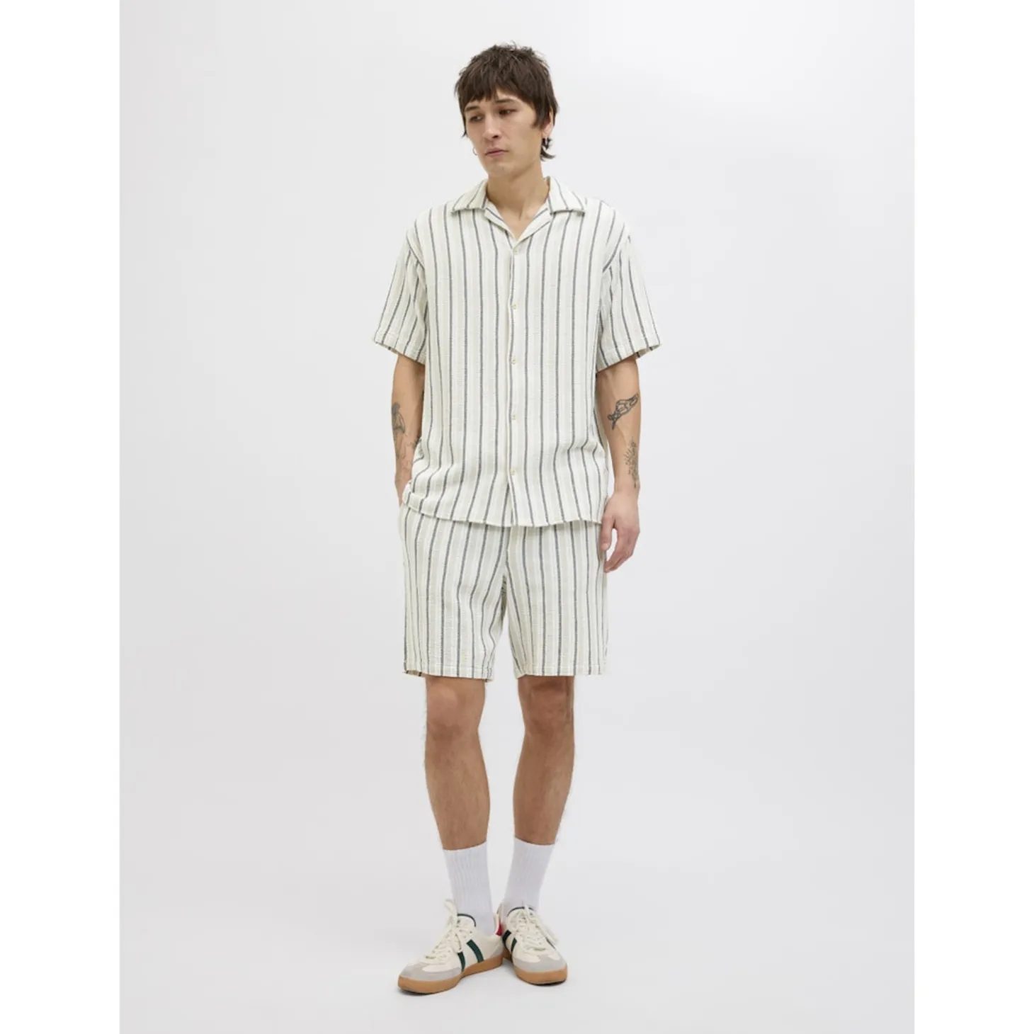 JORCOBA STRIPE RESORT SHIRT SS