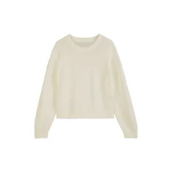 Knit Pullover, Longsleeve, Cre