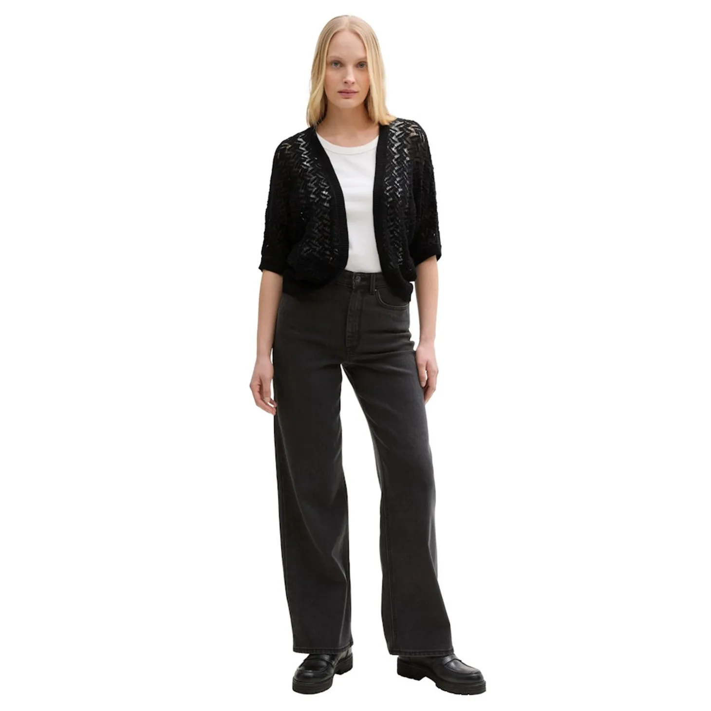 Knit short bolero