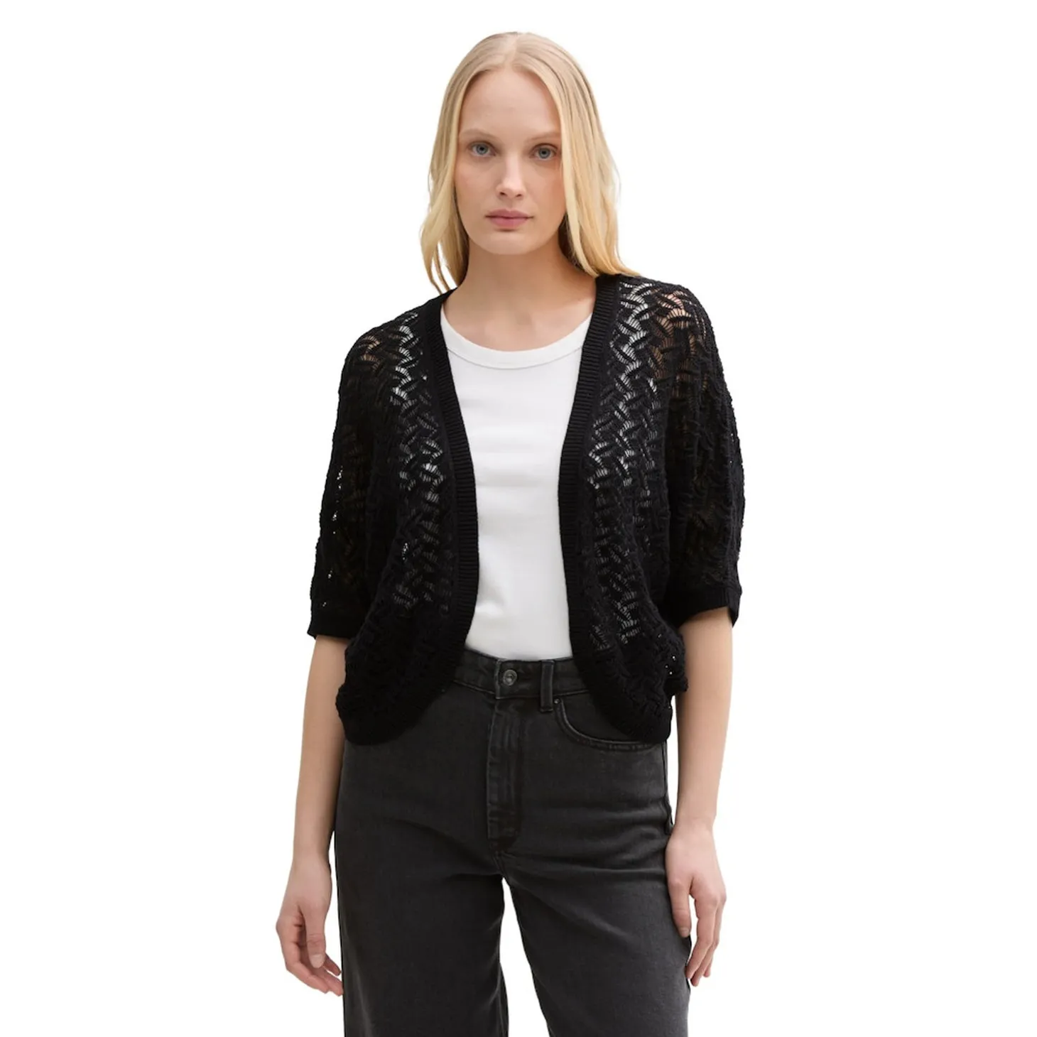 Knit short bolero