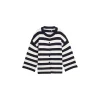 Knit striped cardigan