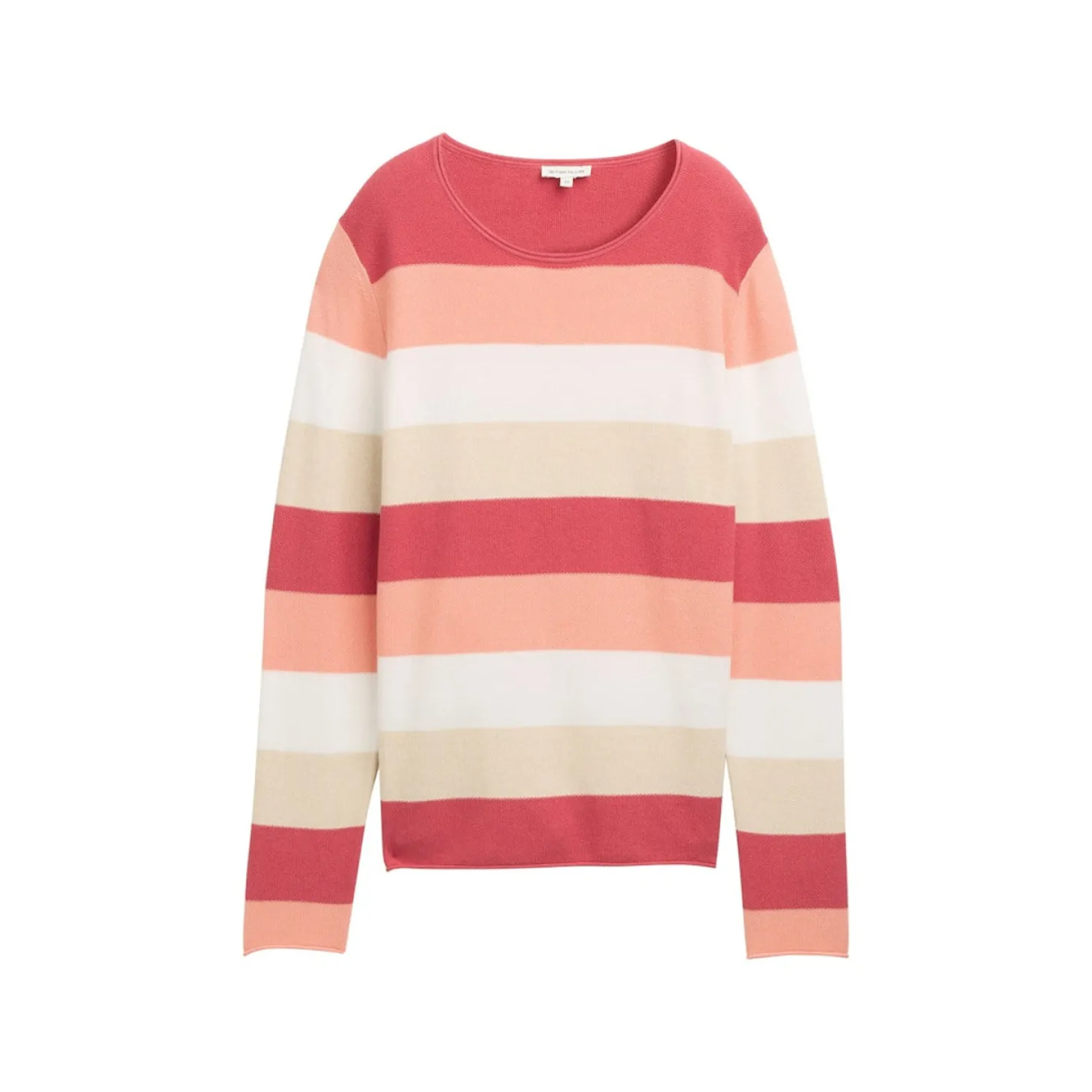 Knit structured striped