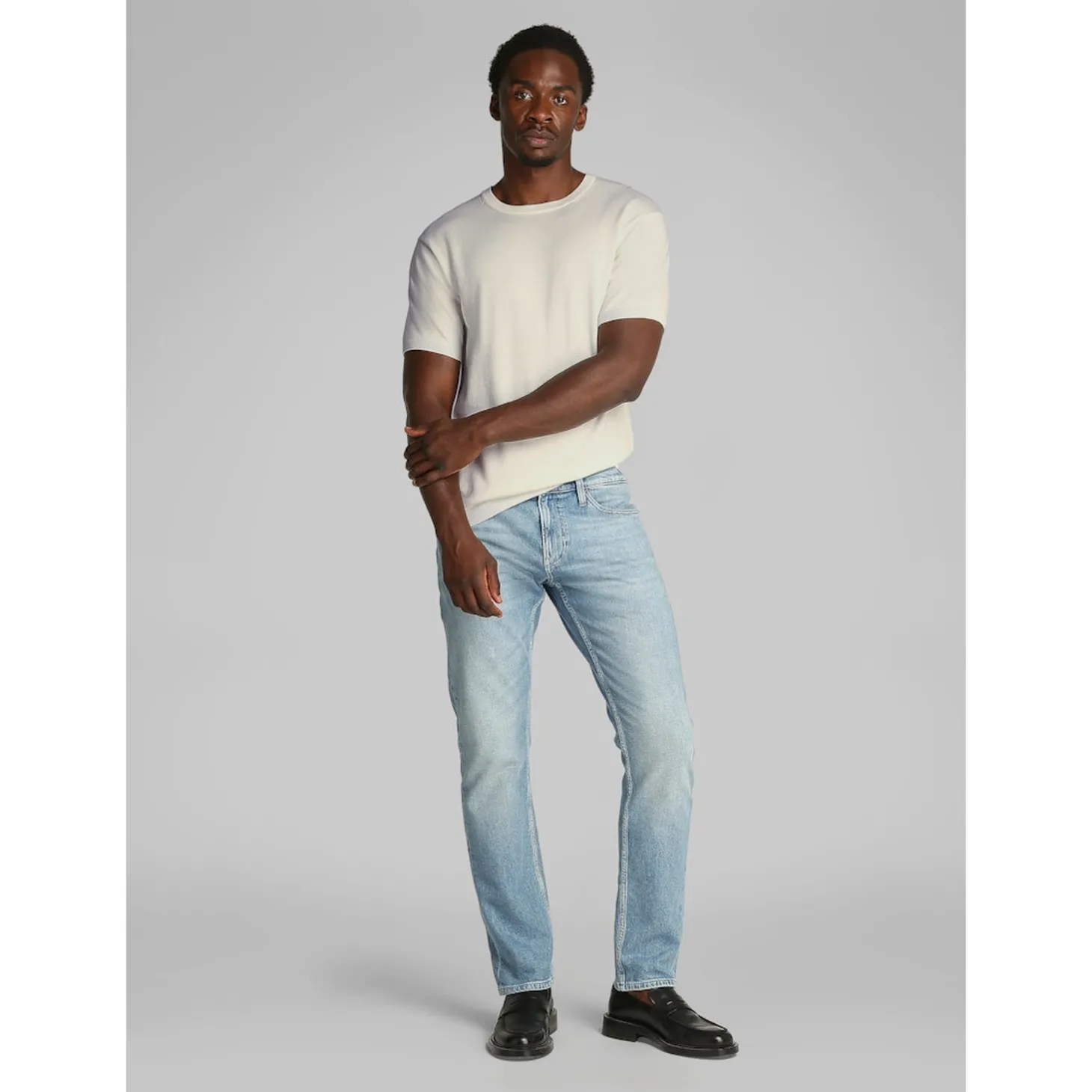 KNITTED SUPIMA COTTON T-SHIRT