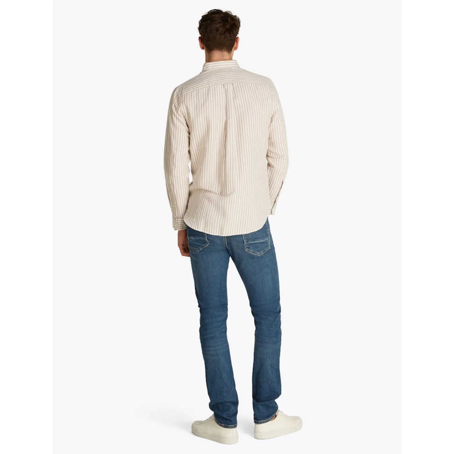 LINEN BLEND BOLD STRIPE