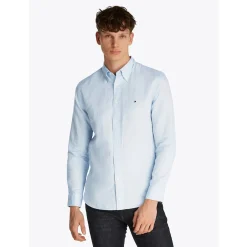 LINEN BLEND SOLID RF SHIRT