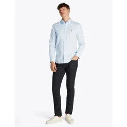 LINEN BLEND SOLID RF SHIRT