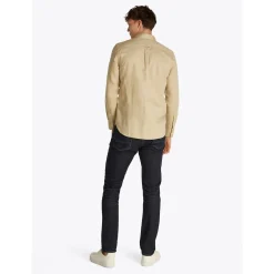 LINEN BLEND SOLID RF SHIRT