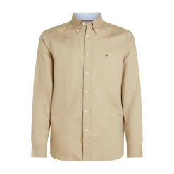 LINEN BLEND SOLID RF SHIRT