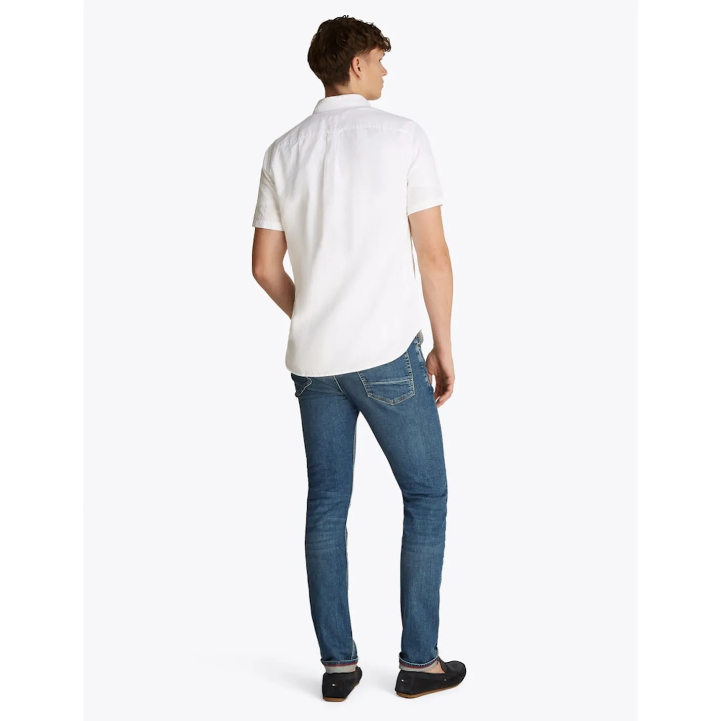 LINEN BLEND SOLID SS RF SHIRT