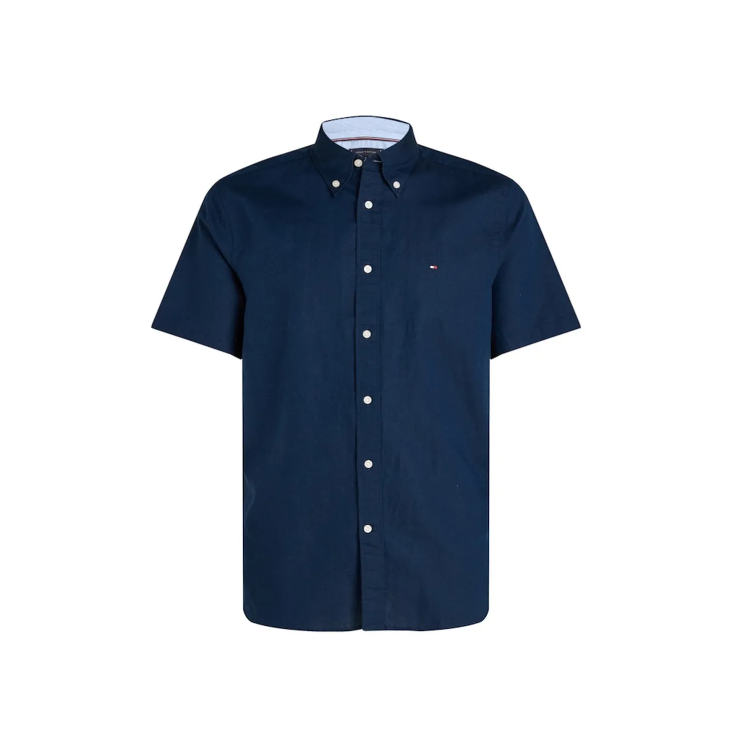 LINEN BLEND SOLID SS RF SHIRT