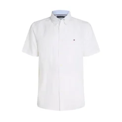 LINEN BLEND SOLID SS RF SHIRT