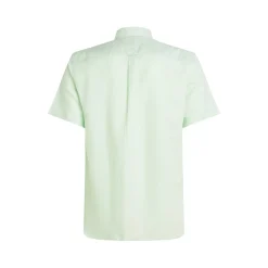 LINEN BLEND SOLID SS RF SHIRT