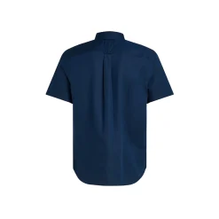 LINEN BLEND SOLID SS RF SHIRT