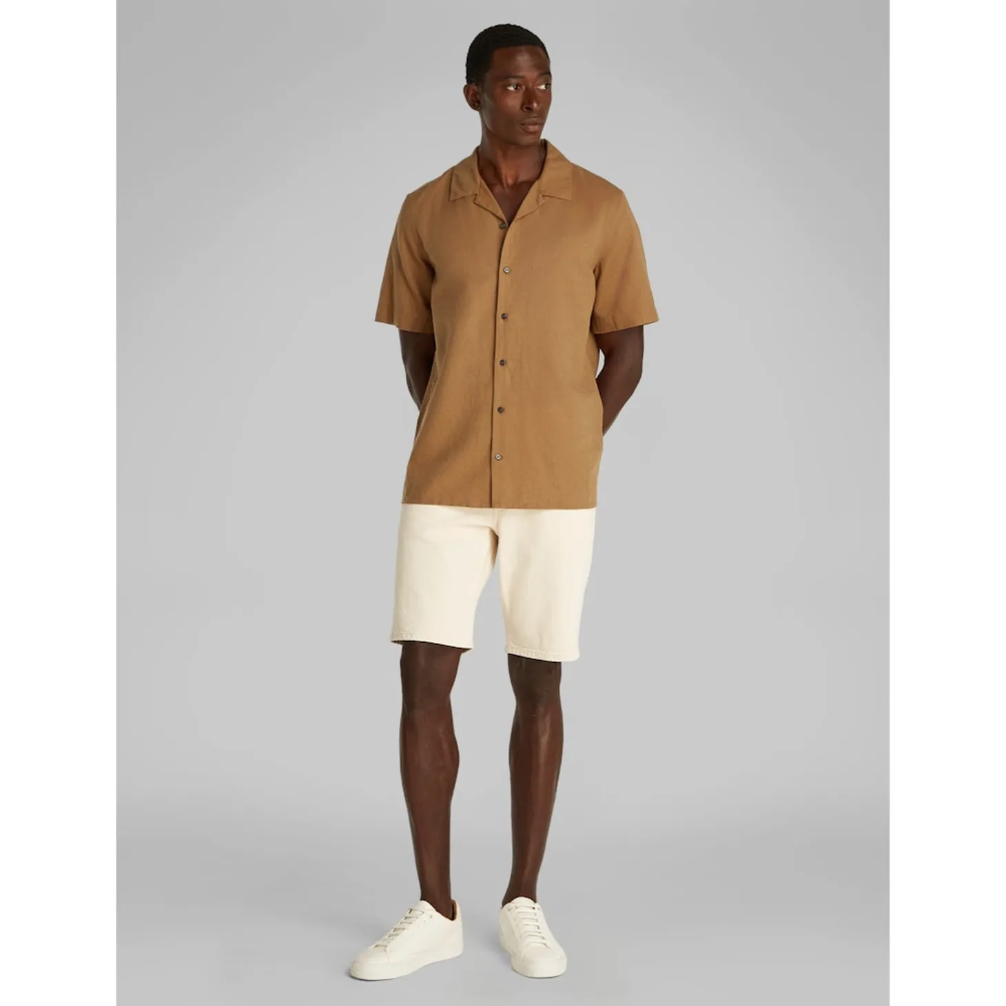 LINEN COTTON CUBAN S/S SHIRT