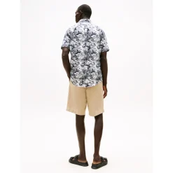 LINEN VACATION PRT SS RF SHIRT