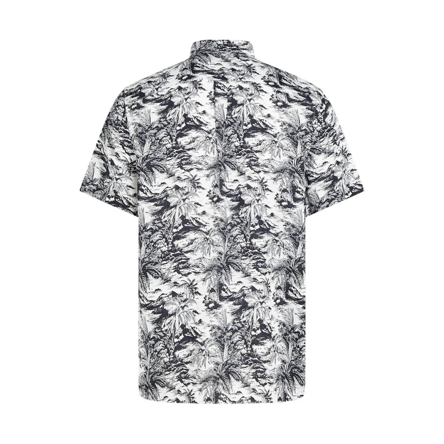 LINEN VACATION PRT SS RF SHIRT