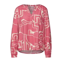 LTD QR Splitneck tunic blouse