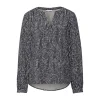 LTD QR Splitneck tunic blouse