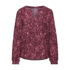 LTD QR Splitneck tunic blouse