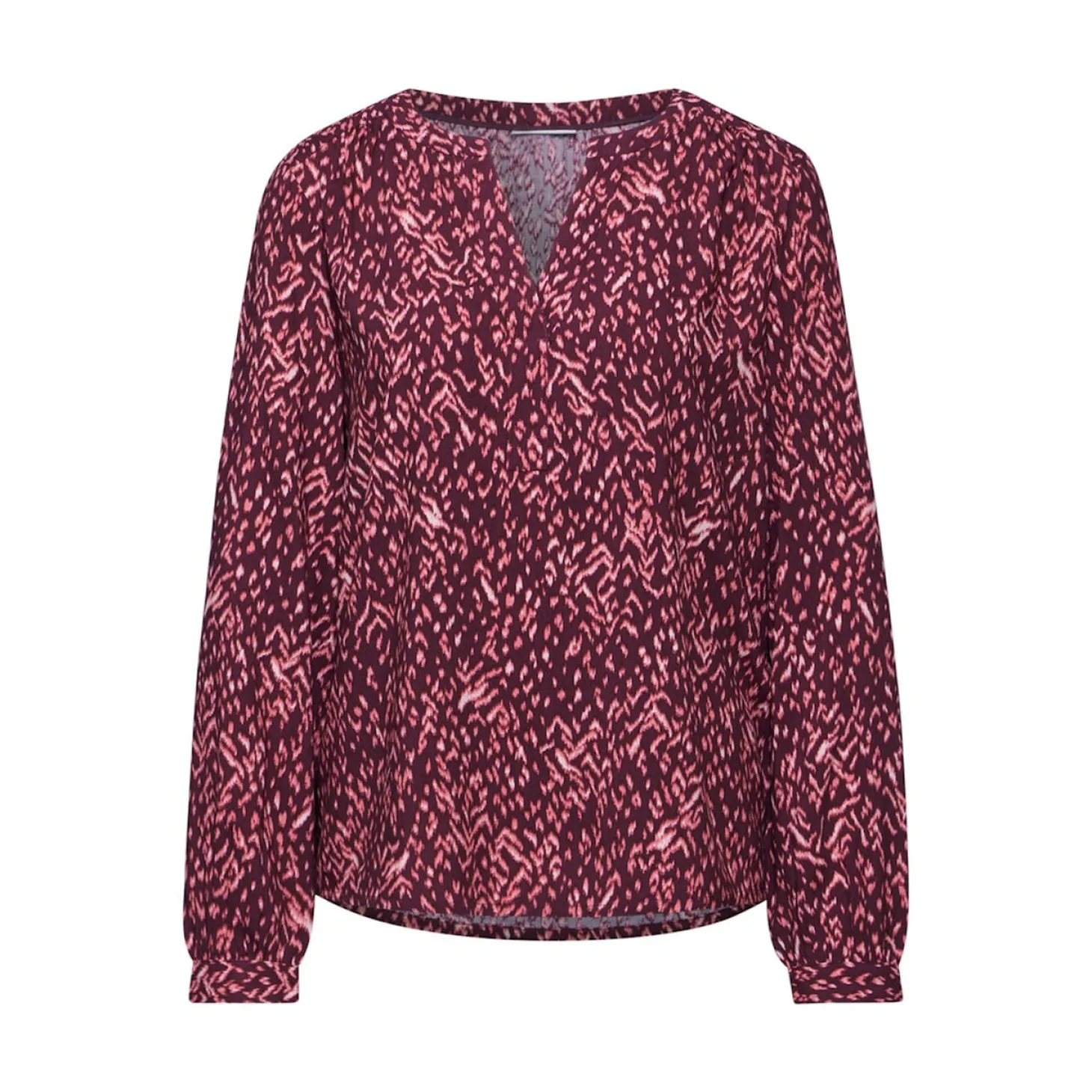 LTD QR Splitneck tunic blouse