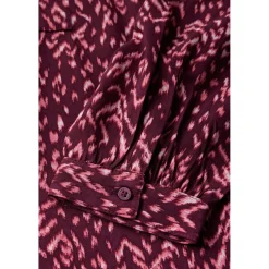 LTD QR Splitneck tunic blouse