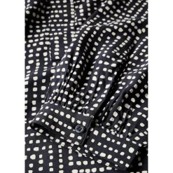 LTD QR Splitneck tunic blouse