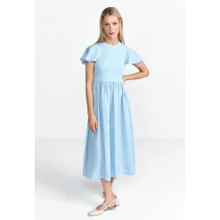 MatMix Dress with Volant Sleev