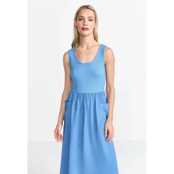 MatMix Dress with Volant Sleev