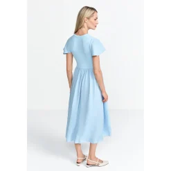MatMix Dress with Volant Sleev