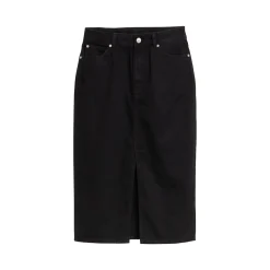 Midi denim skirt