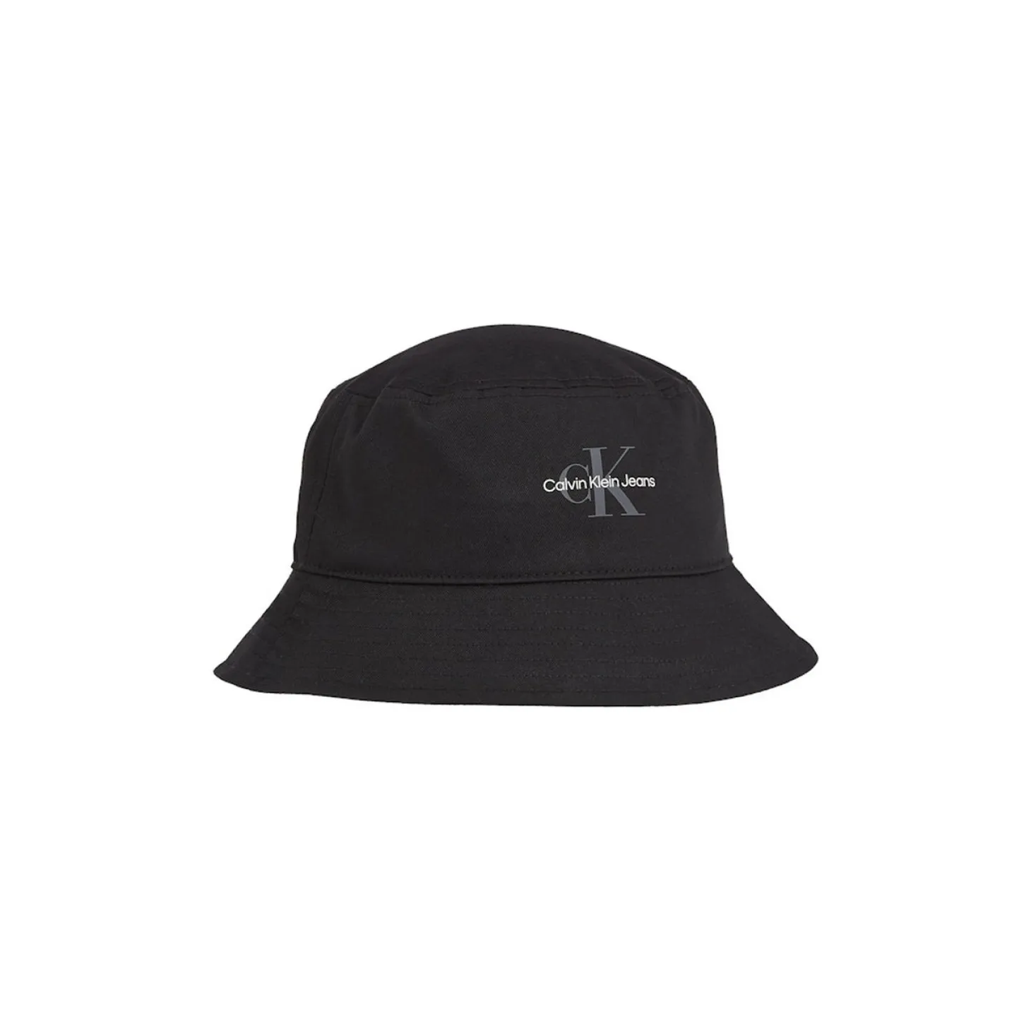 MONO LOGO PRINT BUCKET HAT