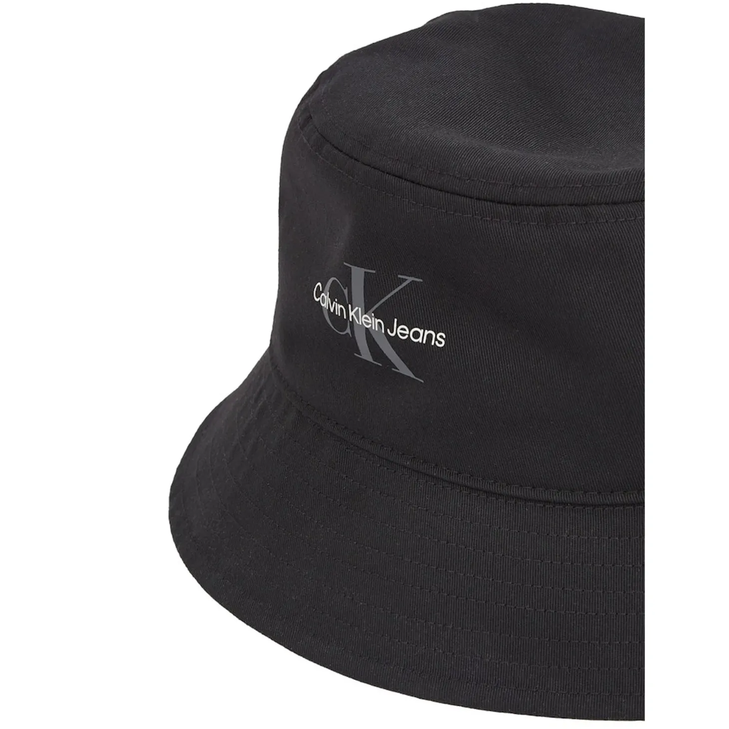 MONO LOGO PRINT BUCKET HAT