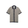 Multicolor knitted shirt