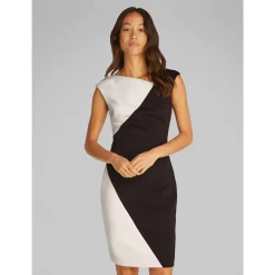NEOPRENE SCUBA COLORBLOCK DRES
