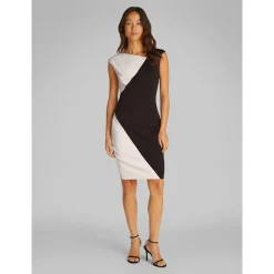 NEOPRENE SCUBA COLORBLOCK DRES